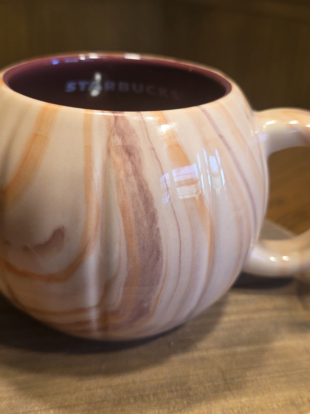 Starbucks Marbled Pumpkin Halloween Mug